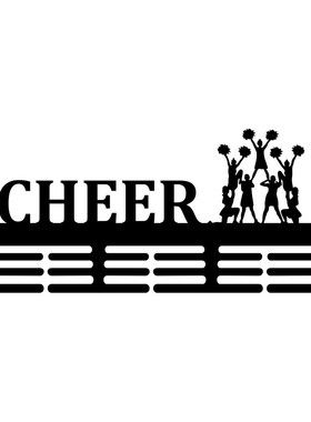 啦啦队线条奖牌挂架简约创意镂空墙面装饰品居家室内运动壁挂