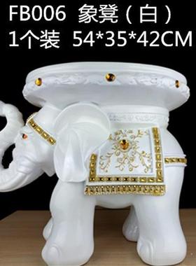 大象凳子实木红木换鞋凳欧式大象摆件摆设家居装饰品客厅厂家批发