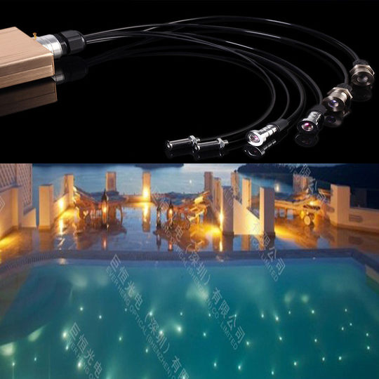 工厂透光光纤地埋灯户外泳池广场氛围装饰灯台阶阶梯可调节地坪灯