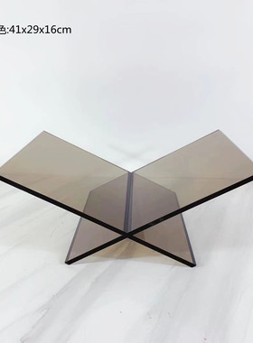 现代简约售楼处样板间大理石亚克力书架书报夹摆件杂志架软装饰品