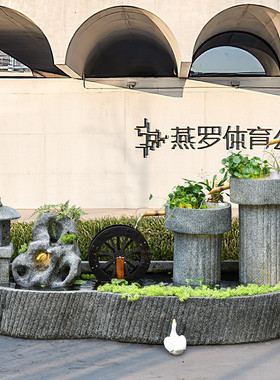 热销大型假山户外喷泉鱼池花园庭院阳台别墅造景景观循环流水摆件