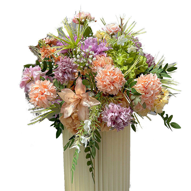 新款森系婚庆花排紫色地排花婚礼绿色花装饰绿白路引花仿真花道具,淘宝优惠券,粉丝福利购,淘宝优惠卷