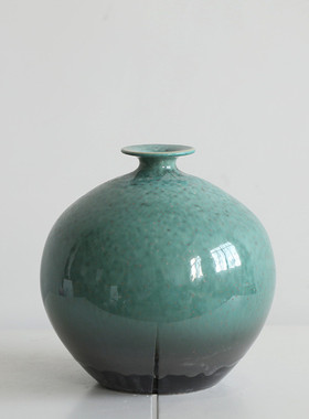 手工家居花瓶景德镇陶瓷桌面客厅摆件艺术中式干花仿真花花器