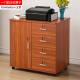 Office file cabinet with lock drawer cabinet balcony storage cabinet wooden floor-standing storage cabinet information cabinet mobile low cabinet