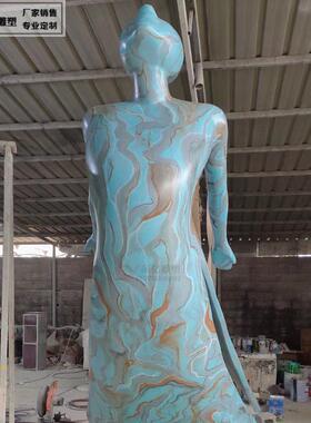 热销创意艺术品抽象人物雕塑酒店大堂商场过道大型落地摆件售楼处
