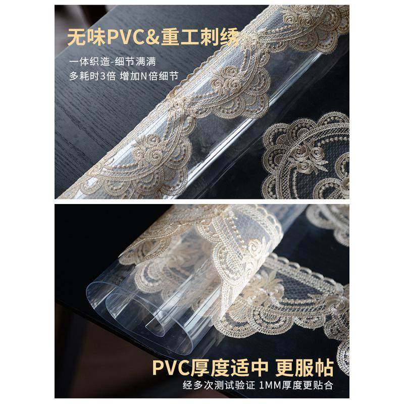 桌面软玻璃pvc蕾丝桌布防水防油免洗茶几透明垫防烫水晶板餐桌垫,淘宝优惠券,粉丝福利购,淘宝优惠卷