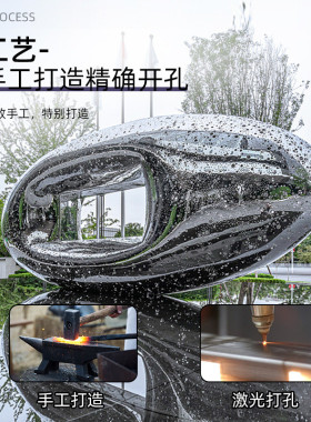 雕塑户外不锈钢雕塑镜面无缝焊接酒店公园广场大型设计施工一体