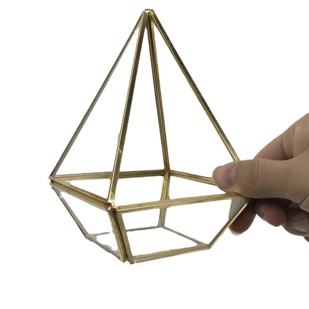 18004c包邮工厂铜条金色几何微景观多肉玻璃花房几何玻璃批发零售,淘宝优惠券,粉丝福利购,淘宝优惠卷