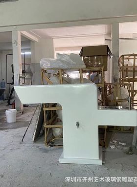 热销玻璃钢雕塑厂家现货树脂洗手台陈艺术美摆设落地游乐园洗手池