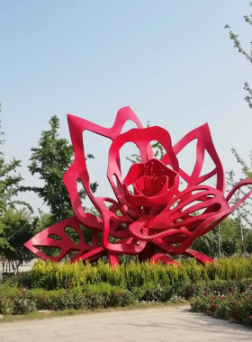 户外镂空雕塑承接大型景观园林工程城市金属发光不锈钢不锈钢雕塑