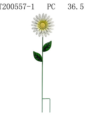 花园桩金属弹簧装饰标志装饰向日葵植物桩草坪艺术庭院庭院通道