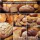 Dust-proof countertop solid wood bread storage box Simple square bread donut storage box Wooden kitchen box
