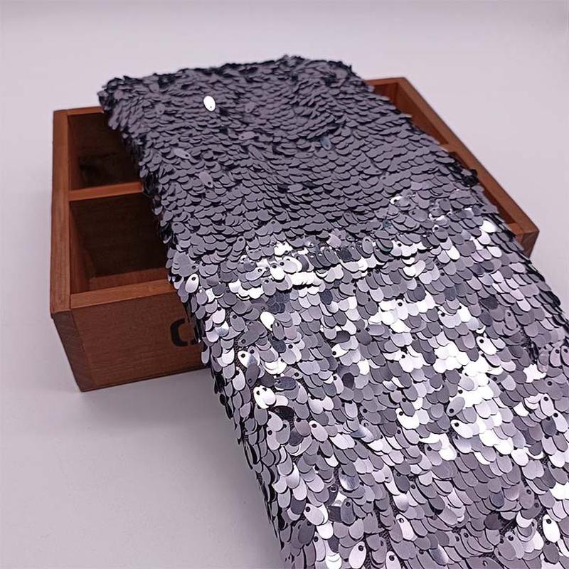 6厘材面料pet珠片绣服饰鞋瓜子亮片工艺品箱包布料电脑绣花辅料 - 图0