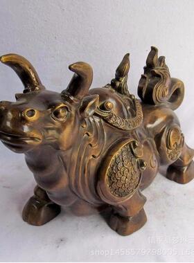 牛牛摆件开业礼品纯铜华尔街铜办公室摆设家居装饰工艺品古牛