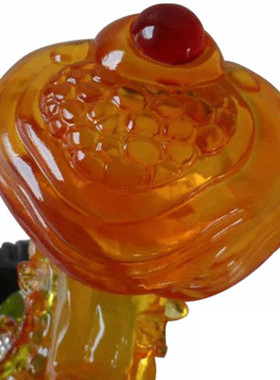 厂家直供仿玉树脂工艺品富贵如意中式家居装饰品摆件