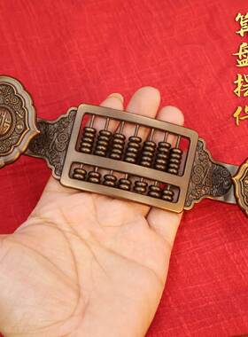 热销如意算盘招财进宝办公室客厅装饰家居桌面支架摆设算盘工艺品