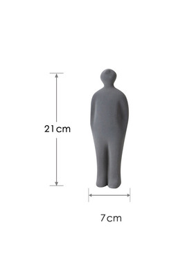 批发北欧装饰品摆件上看人灰装饰时尚客厅样板间家居软装桌面极简