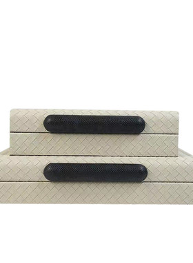 现代简约高端皮革衣帽间首饰收纳盒软装样板间家居实体店装饰品