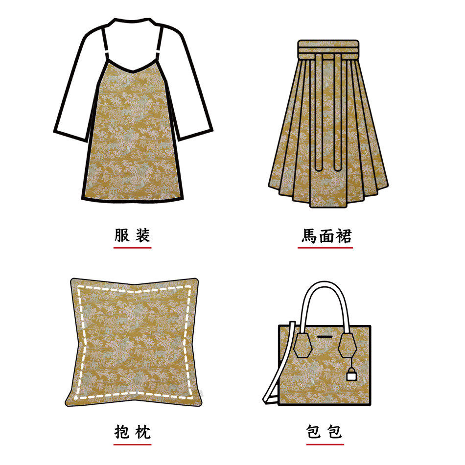 新款古风织锦缎挺括汉服提花布料复古马甲质感时装旗袍装饰面料,淘宝优惠券,粉丝福利购,淘宝优惠卷