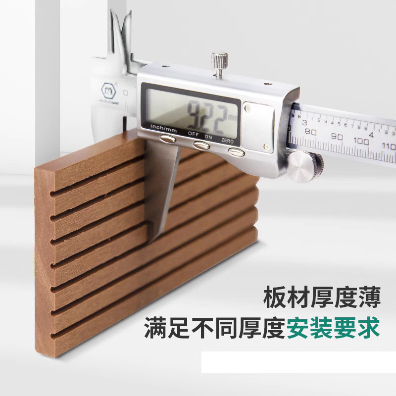 木塑木地板免维护圆孔二代共挤木塑地板户外露台防滑耐磨定制纹板 - 图0