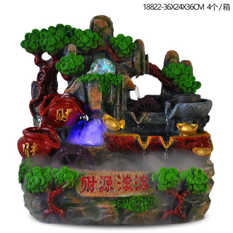 新品创意礼品金蟾家居树脂假山流水喷泉鱼缸水景喷泉微景观,淘宝优惠券,粉丝福利购,淘宝优惠卷