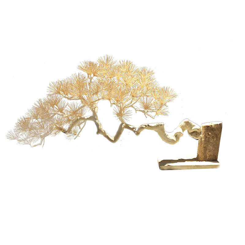 观雕刻罗汉松造型树实木竹签仿真松树造景实木树盆景实木假树,淘宝优惠券,粉丝福利购,淘宝优惠卷