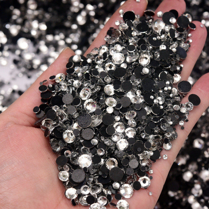 DMC烫钻热熔胶底钻水晶玻璃平底钻服装辅料烫画烫图diy饰品配件,淘宝优惠券,粉丝福利购,淘宝优惠卷