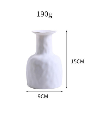北欧小花瓶塑料花瓶干花装饰摆件创意家居民宿客厅插花ins风批发