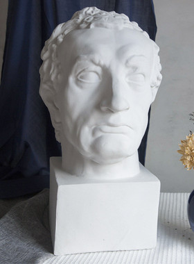 热销格达米那塔头塔石膏像头石膏头像美术教具画室雕塑装饰静物摆