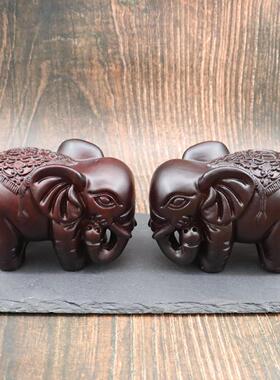 黑檀木貔貅摆件金钱龟雕刻家居手把件文玩木质装饰摆件礼品批发