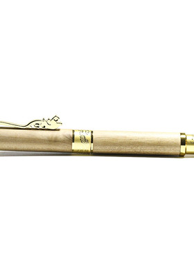 钢笔水龙头笔木制木质工艺签字笔金丝楠木两用商务礼品送实木