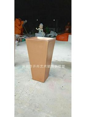 热销玻璃钢花盆美陈广场大号花缸花池装饰品酒店市政椭圆花钵户外