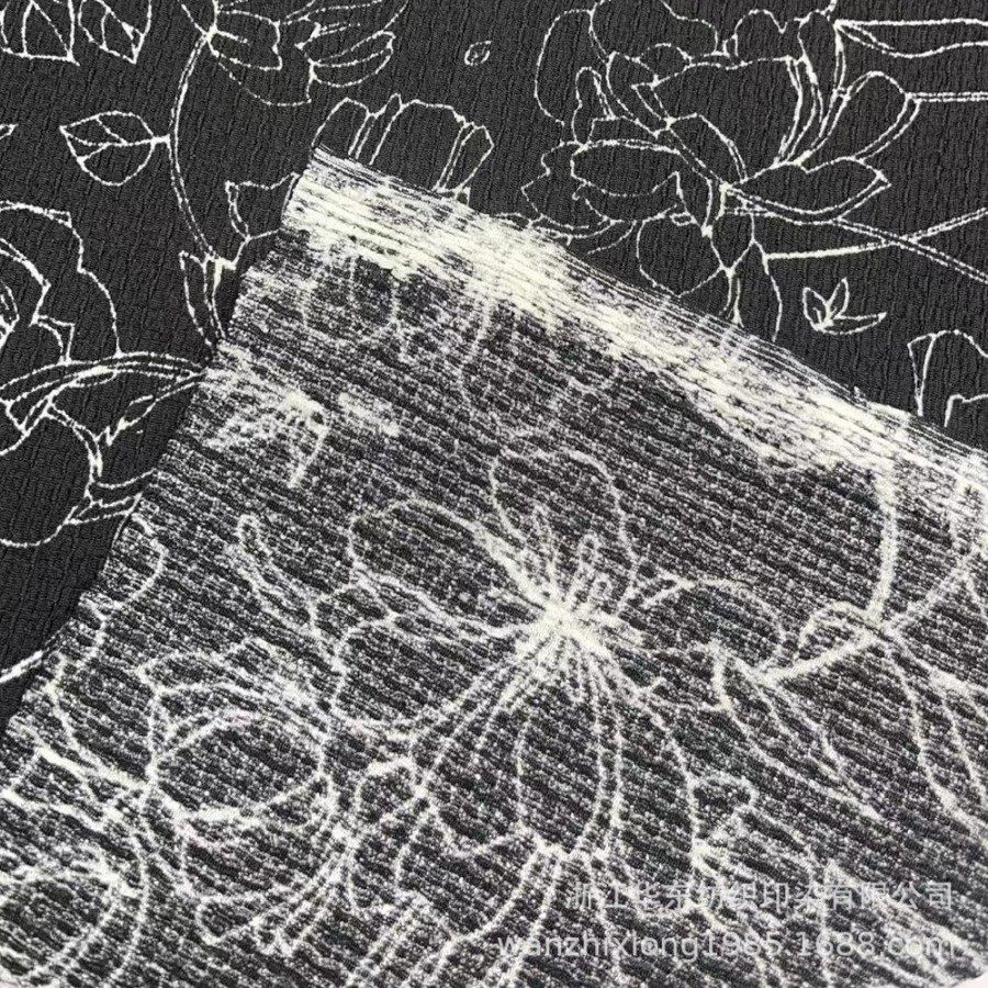 厂家新品涤氨大绉布花花型时尚复古新中式服装面料,淘宝优惠券,粉丝福利购,淘宝优惠卷