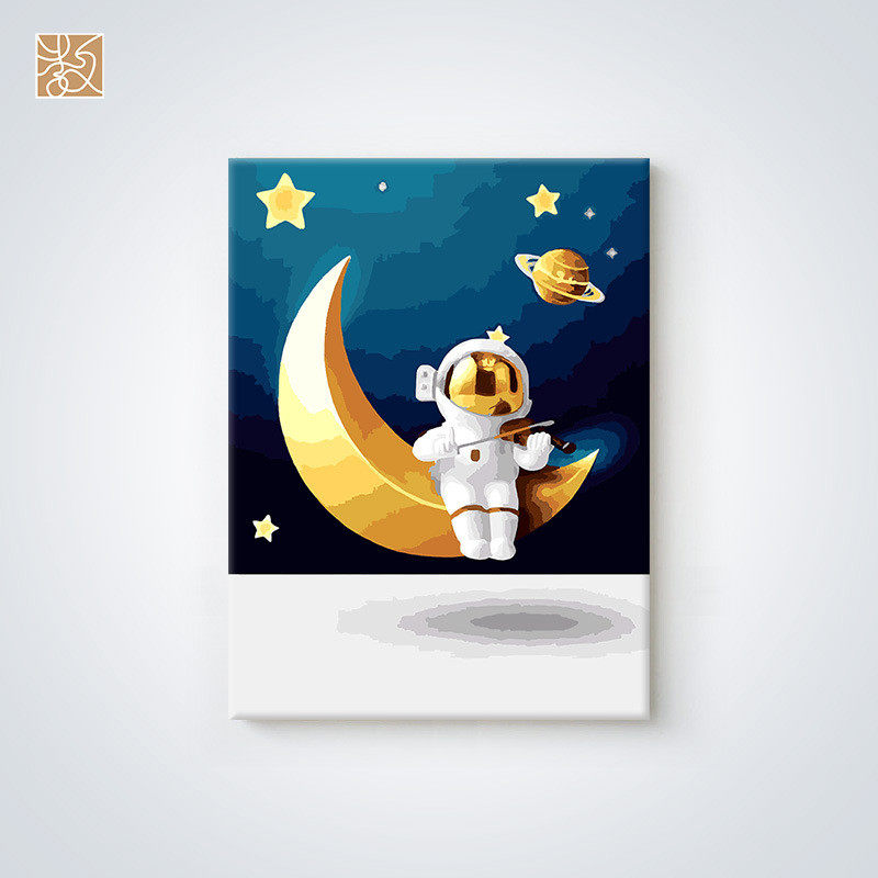 diy数字油画卡通油画生日礼品手绘填色培养兴趣亲子摆件装饰画,淘宝优惠券,粉丝福利购,淘宝优惠卷