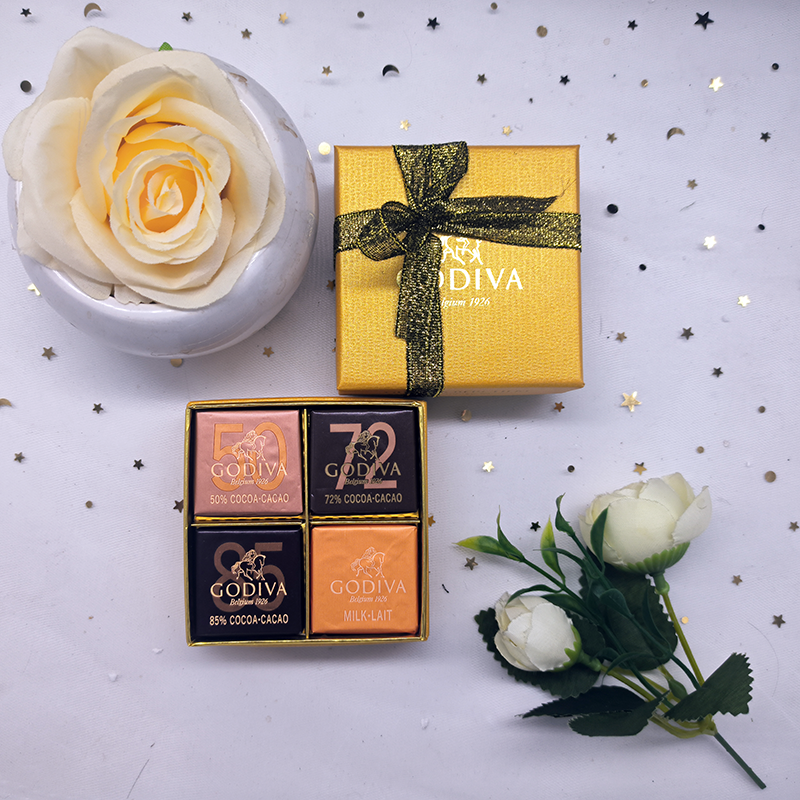 8折 包装丝带godiva歌帝梵混合巧克力薄片4件婚庆散装喜糖礼,淘宝优惠券,粉丝福利购,淘宝优惠卷