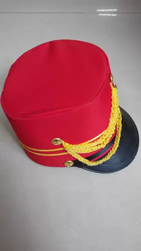 Wave Musical Instrument Young Pioneer Drum Team Service Caps Caps Drum Team, исполняющая одежду High Hat Multi -Color Multi -Color Рекомендация по магазинам