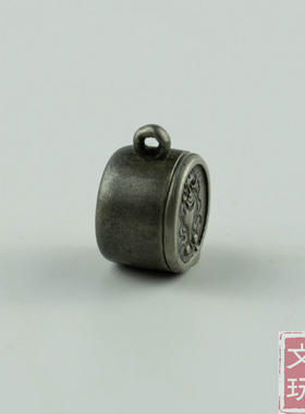 宫贡手工小号嘎乌盒复古打开项链