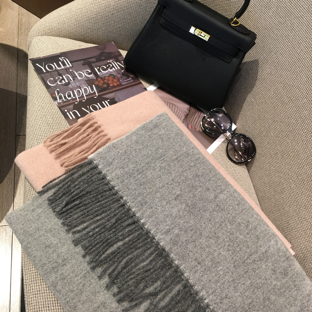 WOOL100%纯羊毛围巾流苏双面纯色羊绒披肩两用情侣外搭保暖围脖冬,淘宝优惠券,粉丝福利购,淘宝优惠卷