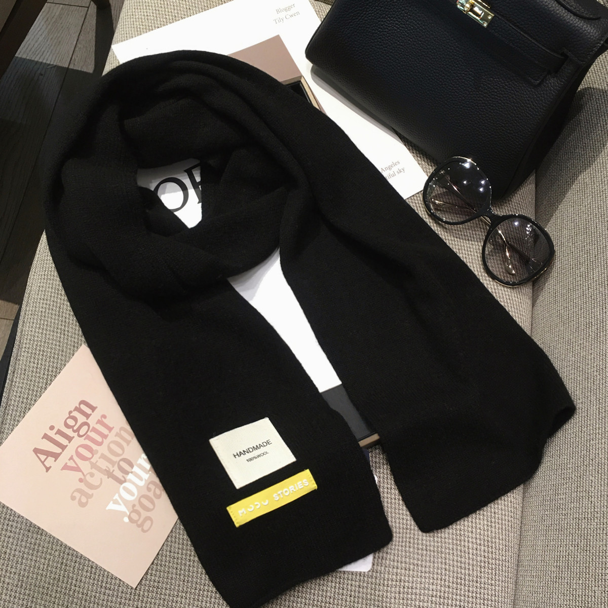 100%纯羊毛围巾女情侣款百搭纯色保暖针织围脖冬季男纯羊绒披肩,淘宝优惠券,粉丝福利购,淘宝优惠卷