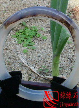 天然巴西复古风水草纹理玛瑙手镯