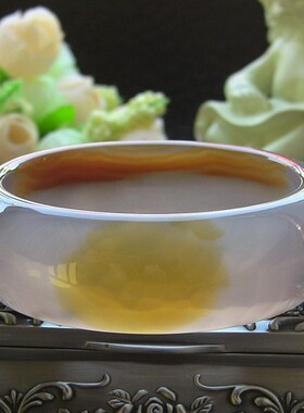 天然巴西紫黑多颜色豹纹玛瑙手镯