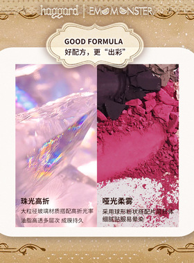 haggard伊莫怪兽四色眼影盘