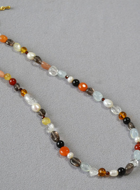 欧美小众复古文艺随形项链