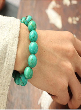 民族风蓝松石玛瑙琥珀时尚饰品