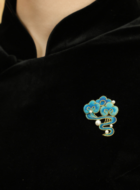 栖石原创中级编绳教程祥云云玦编绳胸针饰品手工编绳首饰