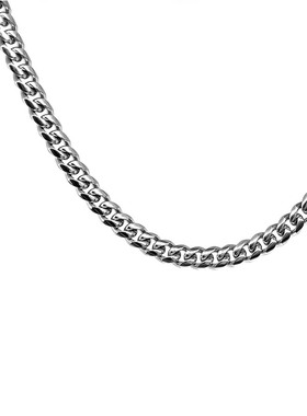 细古巴链男女锁骨链钛钢