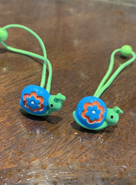 公主风可爱卡通紫色皮筋发饰品
