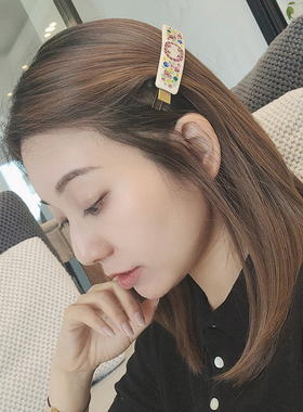 g家后脑勺宝石彩钻夹子头饰