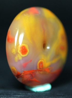 北票战国红平安扣面包扣挂件吊坠