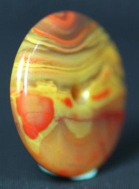 北票战国红平安扣面包扣挂件吊坠